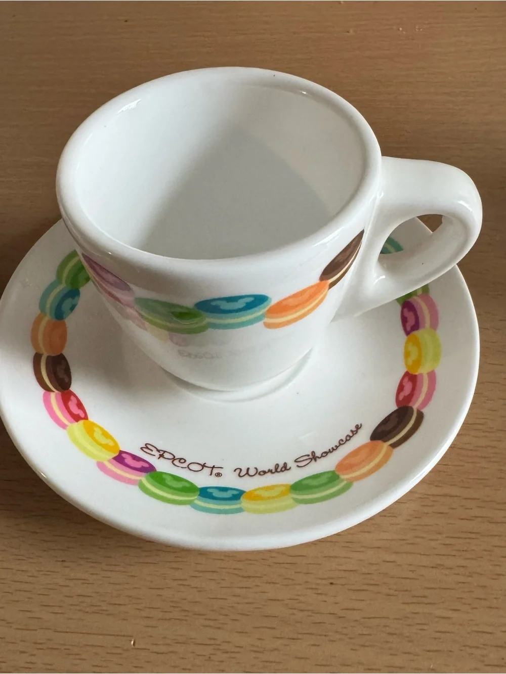 Disney Mickey Mouse set of two coffee cups with saucers